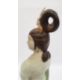 Chinese turquoise glazed model Buddhist lion,18cm high, two various bisque and partly glazed figures - Image 23 of 31