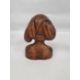 Assorted 20th century Eastern carved figures to include figure in hat carrying jug and basket, - Image 6 of 9