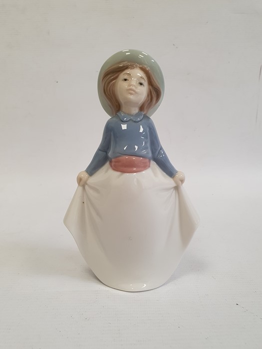 Lladro group of girl washing a dog, another model of rabbit, another cow, seated and swan with - Image 13 of 15