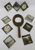 Assorted slides and magic lantern, slides on subjects such as insects, landscapes, hotels, etc