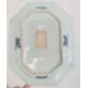 Chinese porcelain shallow dish, oblong with canted corners, willow and lotus design in blue and with - Image 2 of 10