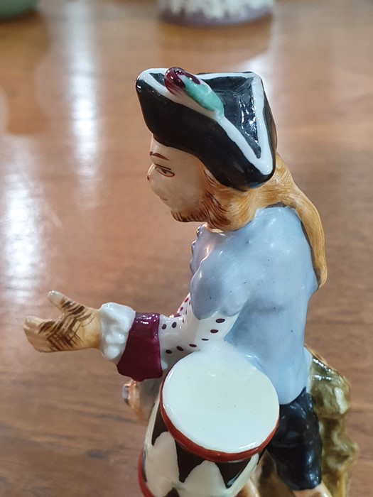 Limoges porcelain cachou box in the form of a rabbit with vegetable, 8cm high and continental - Image 10 of 26