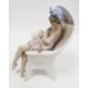 Lladro porcelain table lamp in the form of girl and puppy beside tree trunk, 12cm high and Lladro - Image 11 of 21