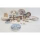 Pair 19th century ironstone china soup plates, porcelain plate decorated with primroses, Jersey ware - Image 1 of 17
