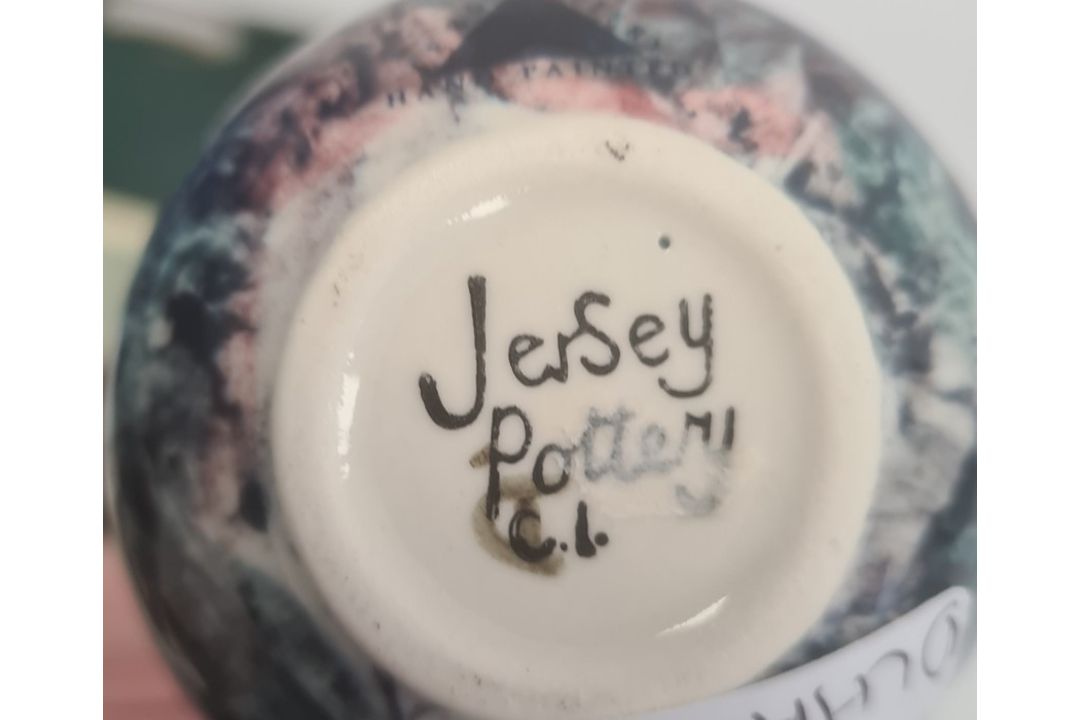 Pair 19th century ironstone china soup plates, porcelain plate decorated with primroses, Jersey ware - Image 12 of 17
