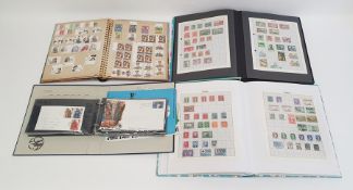 Box of assorted stamps