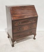 20th century mahogany bureau