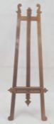 Folding easel, Tunbridge decoration and finely turned bobbin decoration Condition ReportHeight