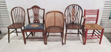 Five assorted chairs (5)