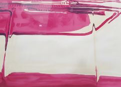 Brendan Neiland (RA b.1941)  Limited edition screenprint  Reflections of a car bonnet, signed