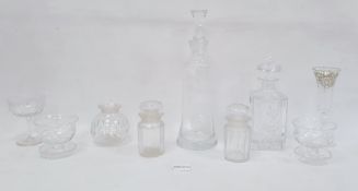 Quantity of sundry drinking glasses, decanters and other glassware (2 boxes)