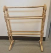 Beech towel rail
