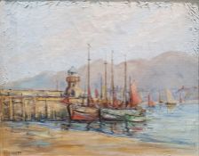 H. Bennett (20th century) Oil on canvas 'St. Ives' Signed lower left 39.5cm x 49.5cm