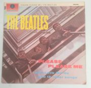 The Beatles 'Please Please Me', 1963, Mono, black and yellow Parlphone label PMC 1202 xex 422-2n xex