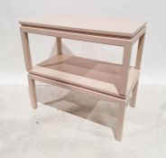 Pair of modern painted rectangular coffee tables (2)  Condition ReportHeight approx 46cm Length