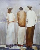 Liz Duff (20th century) Oil on canvas 