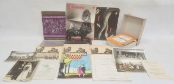 Quantity late 1940's and early '50's theatre programmes to include Palladium, Finsbury Park,