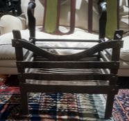 Iron fire grate, 48cm wide