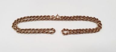 9ct gold necklace, approx.10g