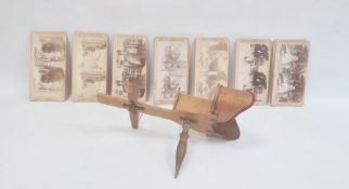 'The Vistascope' and Griffith Philadelphia stereoscopic viewer and quantity of Griffiths & Griffiths