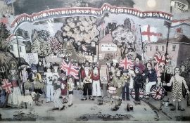 Graham Clarke (b.1941)  Coloured aquatint  