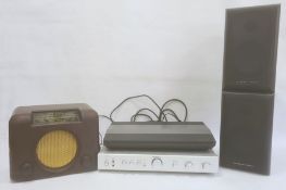 Bang and Olufsen Beogram CD3500, pair of Mordaunt - Short ms902 speakers, Rotel ra-4 amplifier and a