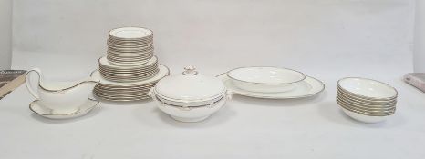 Wedgwood Cavendish pattern part dinner service, 20th century, printed marks, printed with ochre
