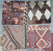 Four assorted cushion covers (4)