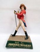 RR Thompson composition model of Johnnie Walker inscribed 'Ask for Johnnie Walker born 1820 -