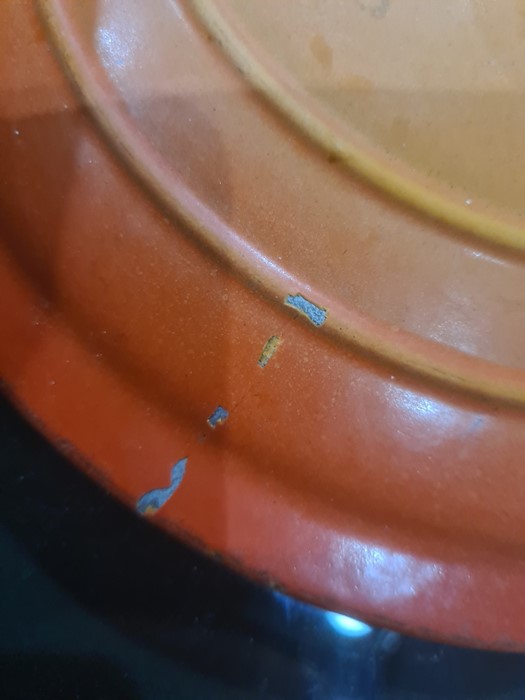Large Maxwell Williams ceramic casserole, a cream cast iron casserole, two orange Le Creuset - Image 13 of 13