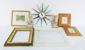 Myers 'Tokyo' part service to include dinner plates, a few side plates and a large meat platter,