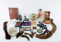 Quantity of assorted collectables and ceramics to include T&G Green Cornishware storage jar (2