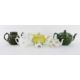 Collection of teapots to include two green decorated Bargeware-style teapots, a Carltonware-style - Image 2 of 9