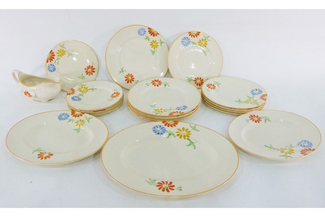 Assorted ceramics to include Colclough Wayside part service, vases, pottery, Royal Ivory serving - Image 3 of 3