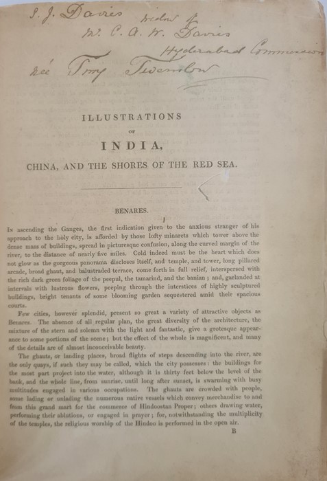 Roberts, Emma " Views in India, China and on the Shores of the Red Sea - Drawn by Prout, - Image 4 of 12