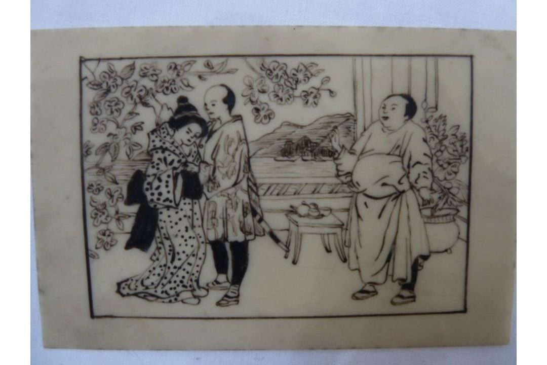 Postcards - embroidered silk postcards,  ( 2) Christmas cards by William Luks,  fold out Christmas - Image 1 of 7