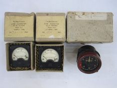 Boxed ammeter Ref.No. 10A/13383 range 0-4, 