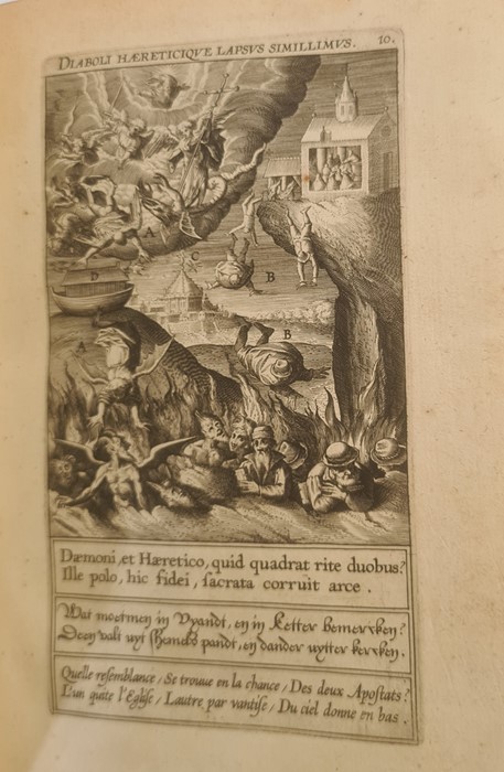 Johannes David " Veridicus Christianus"  Antwerp 1601, 100 plates plate 25 a facsimile, contemp - Image 6 of 6