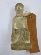 19th century carving of a Nubian figure, Egypt(?), 9cm high This item is from the collection of