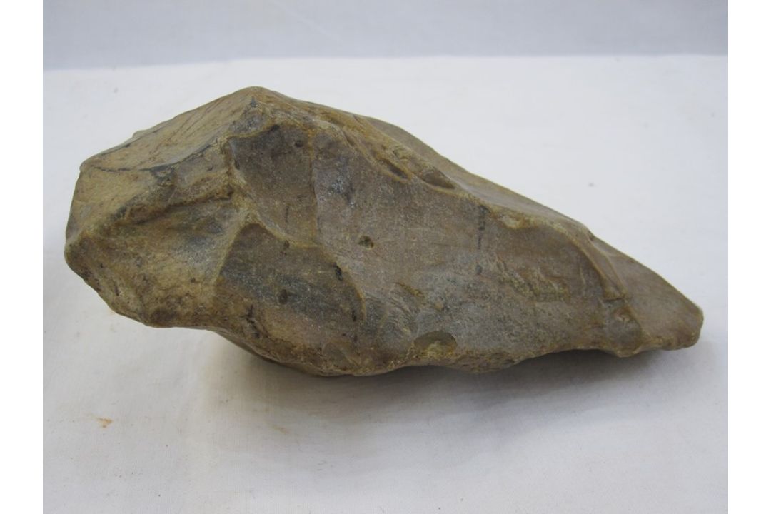 Mesolithic flint-axe, 16cm approx.  This item is from the collection of Lionel Walrond.  Lionel - Image 4 of 4