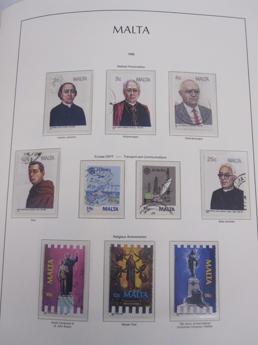 Album of Malta stamps, page of 1/2d 1860 through to 1966 appears complete, includes 1922 10s - Image 21 of 21