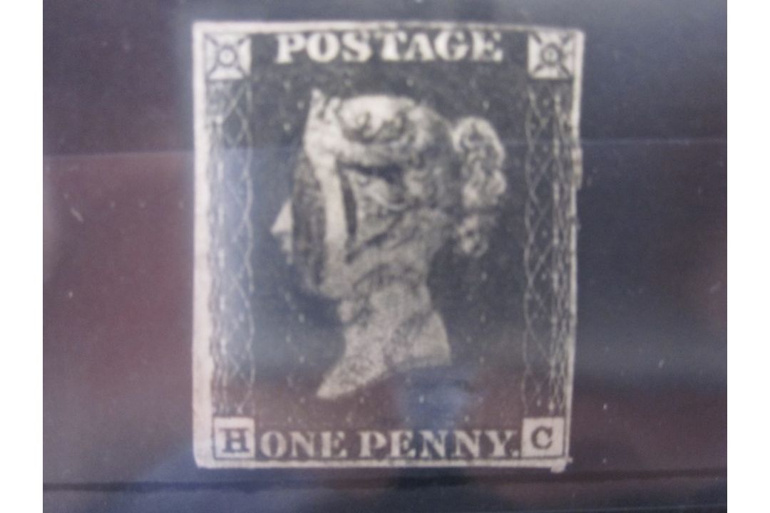1d black (two margins) on cover, OCT 1840, plus two small envelopes with Indian stamps, 1d black - Image 2 of 9