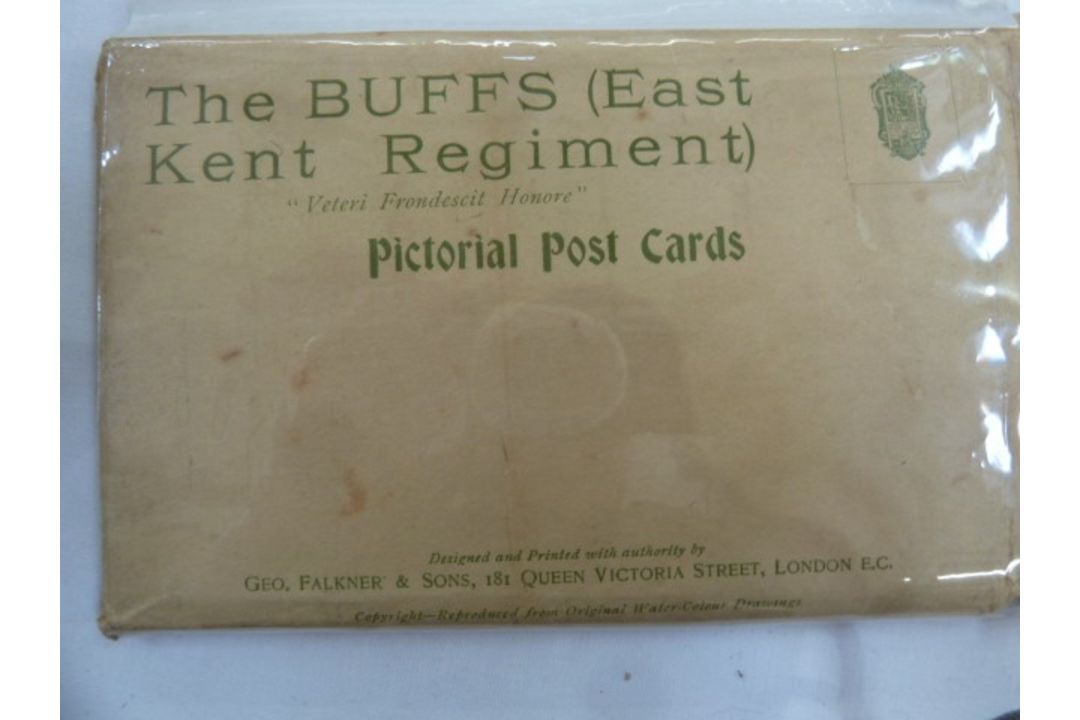 Postcards - embroidered silk postcards,  ( 2) Christmas cards by William Luks,  fold out Christmas - Image 5 of 7