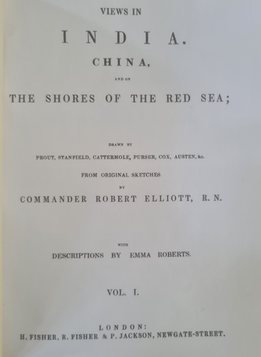 Roberts, Emma " Views in India, China and on the Shores of the Red Sea - Drawn by Prout, - Image 9 of 12