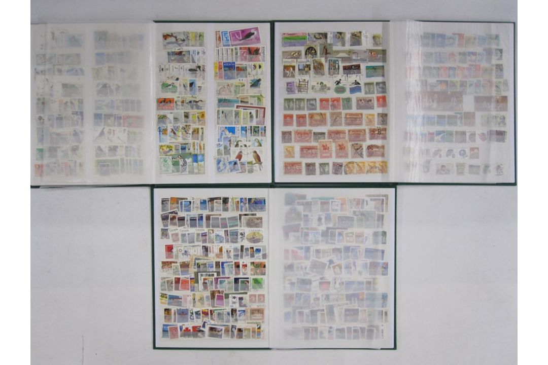 Three stock books and four albums of First Day Covers and loose stamps, etc (1 bag) - Image 2 of 2