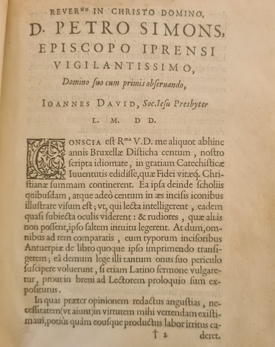 Johannes David " Veridicus Christianus"  Antwerp 1601, 100 plates plate 25 a facsimile, contemp - Image 4 of 6