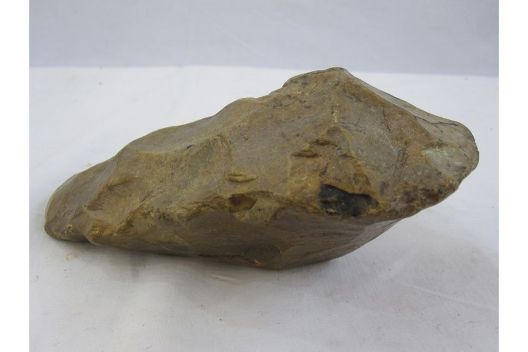 Mesolithic flint-axe, 16cm approx.  This item is from the collection of Lionel Walrond.  Lionel - Image 3 of 4