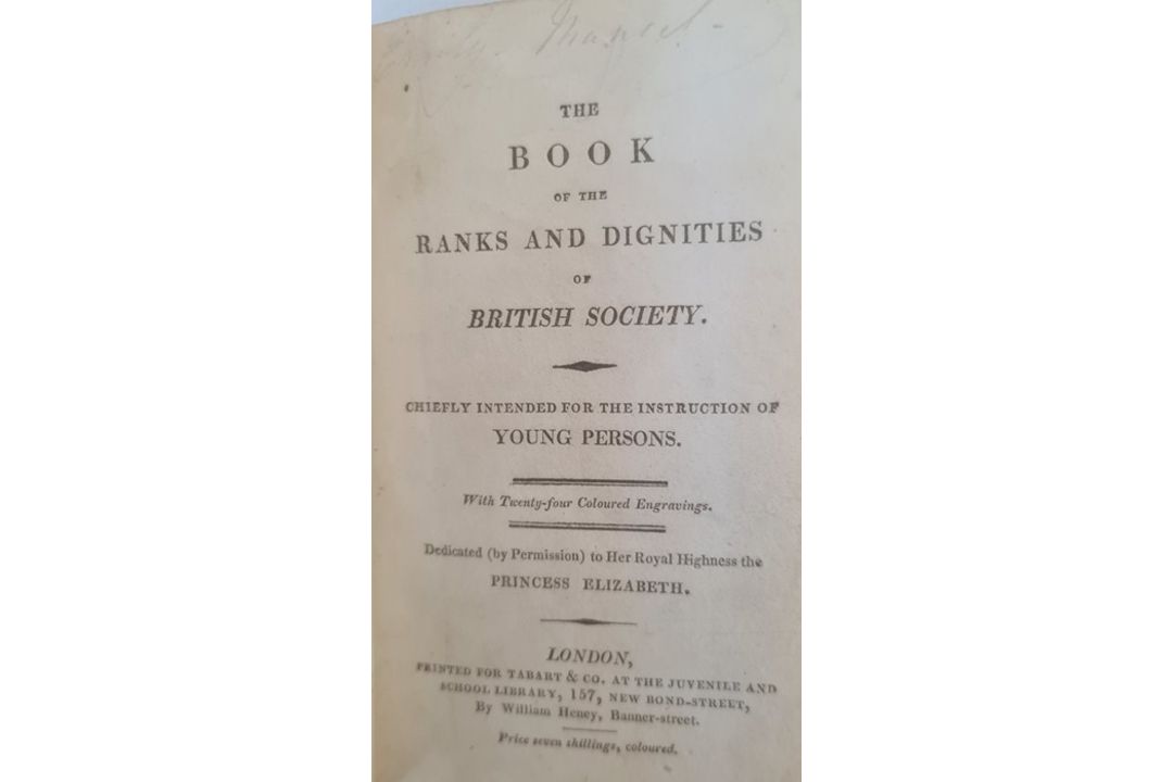 [ Lamb, Charles]  " The Book of Ranks and Dignities of British Society - chiefly Intended for the - Image 8 of 10