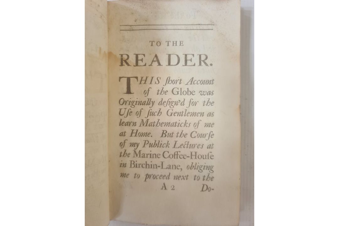 Harris John " The Description and Uses of Celestial and Terrestrial Globes and Collins's Pocket - Image 4 of 8