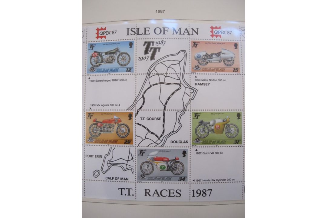 Two Schaubek fitting printed stamp albums for Great Britain and Channel Islands and Isle of Man, - Image 3 of 3